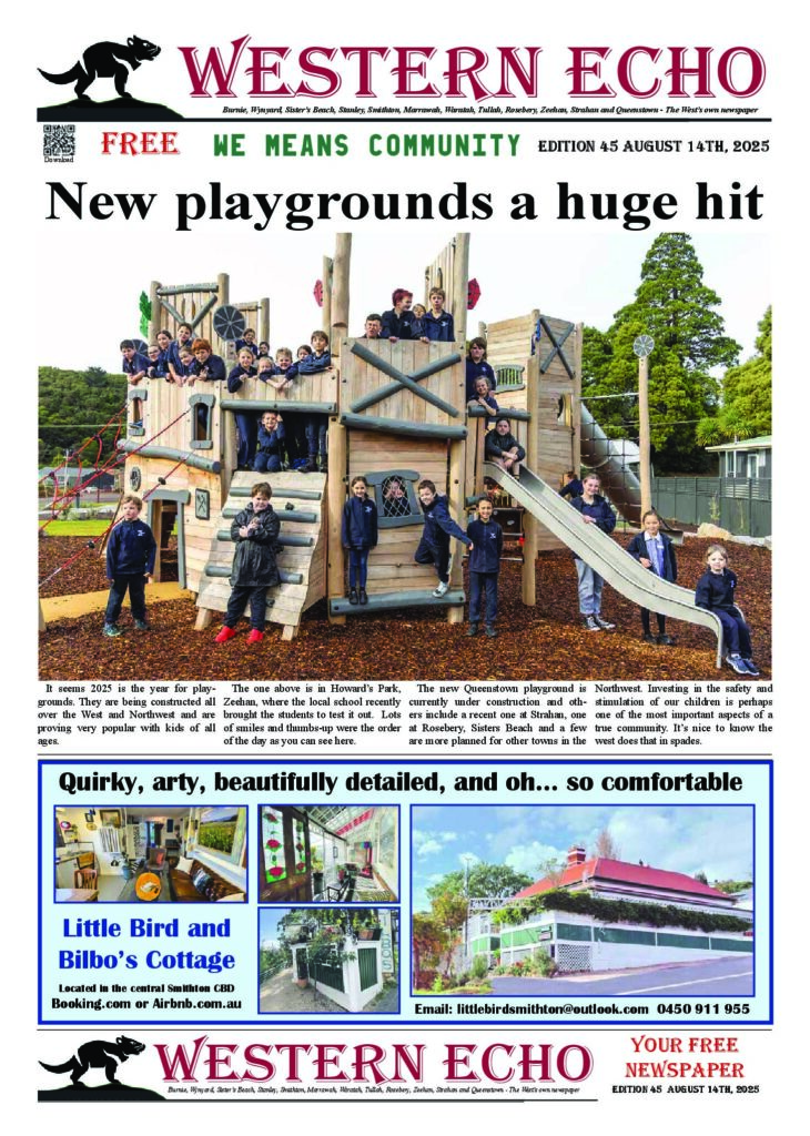 Front page of the Western Echo, Edition 45 — August 2025