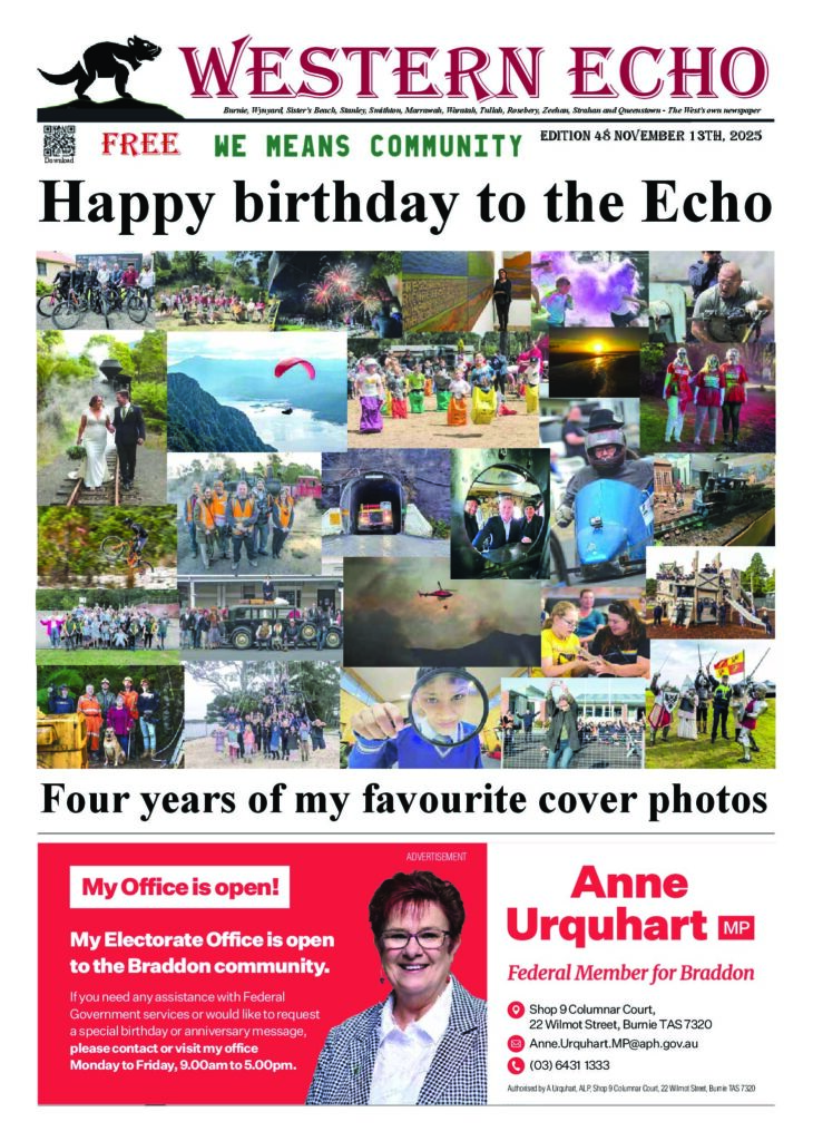 Front page of the Western Echo, Edition 48 — November 2025